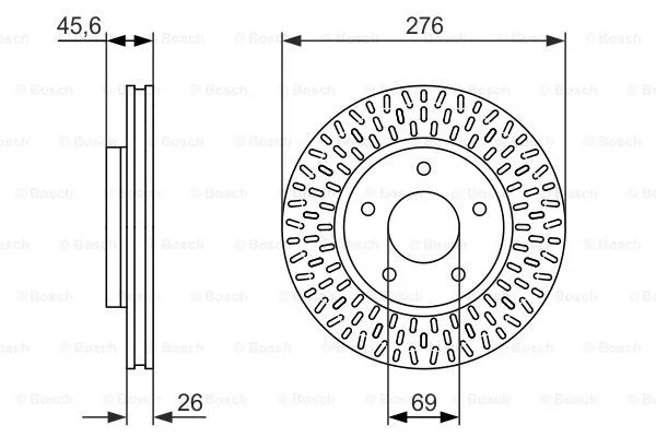 Brake Disc (0 986 479 783)