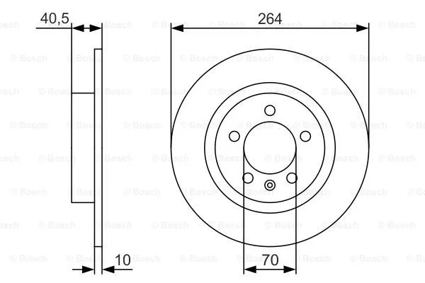 Brake Disc (0 986 479 S88)