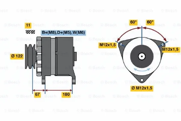 Alternator (9 120 456 048)
