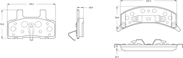 Brake Pad Set, disc brake