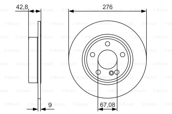 Brake Disc (0 986 479 A03)