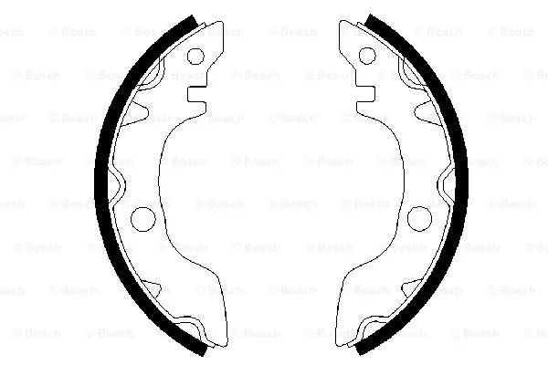 Brake Shoe Set (0 986 487 419)