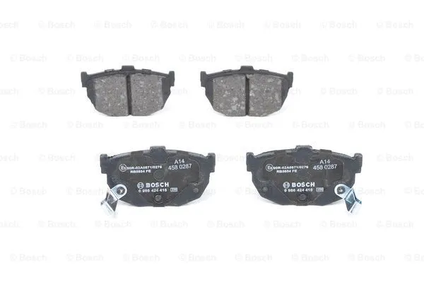 Brake Pad Set, disc brake (0 986 424 418)