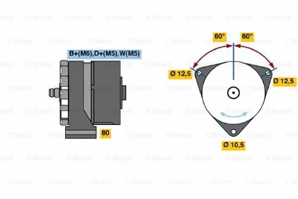 Alternator (9 120 080 154)