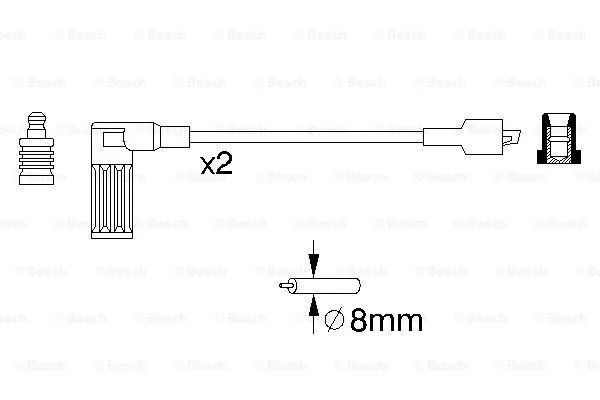 Ignition Cable Kit (0 986 357 081)
