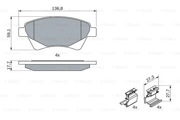Brake Pad Set, disc brake