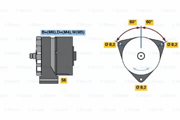 Alternator (0 120 489 023)