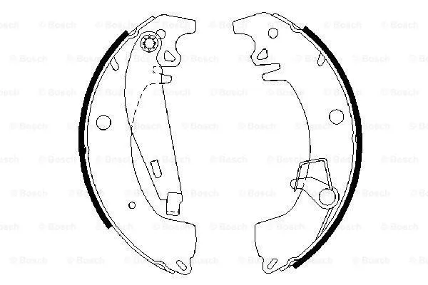 Brake Shoe Set (0 986 487 332)