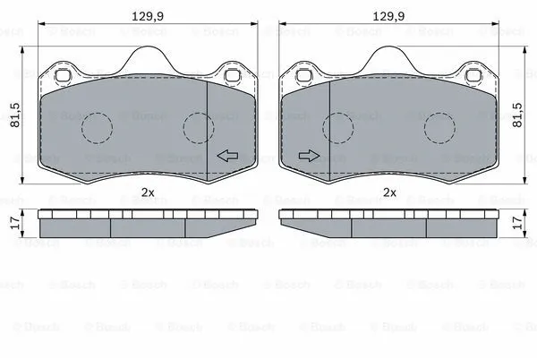 Brake Pad Set, disc brake