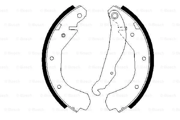 Brake Shoe Set (0 986 487 199)
