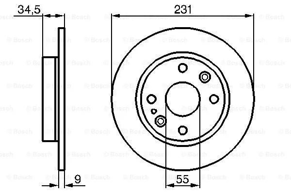 Brake Disc (0 986 478 242)