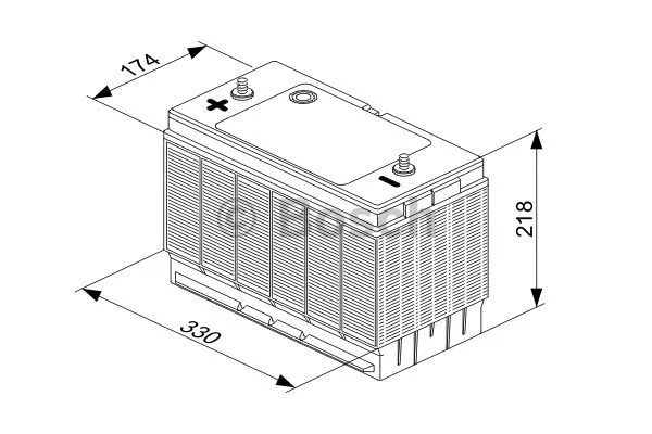 Starter Battery (0 092 T30 340)