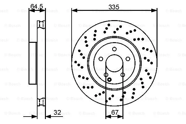 Brake Disc (0 986 479 413)