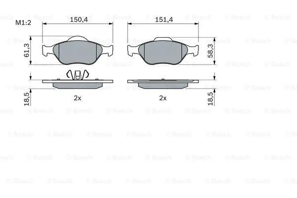 Brake Pad Set, disc brake