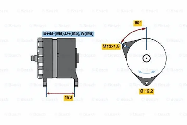 Alternator (0 120 689 548)