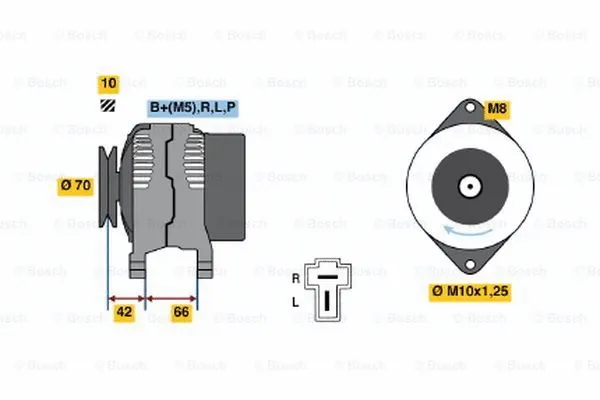 Alternator (0 986 035 791)