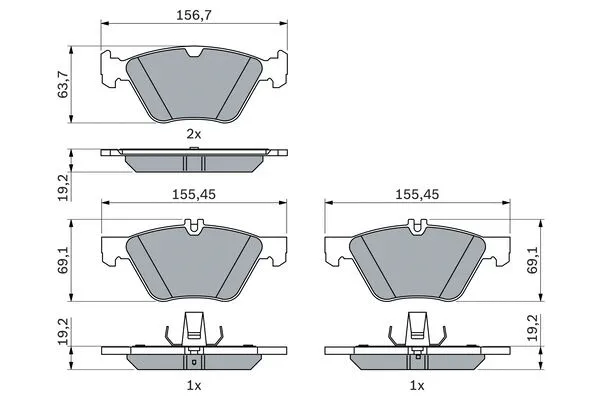 Brake Pad Set, disc brake