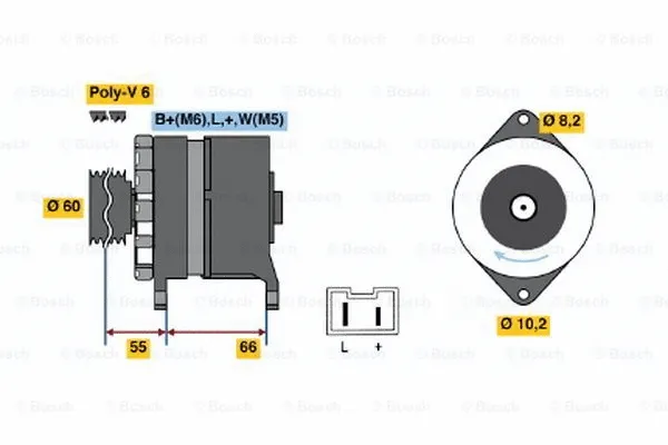Alternator (0 986 039 961)