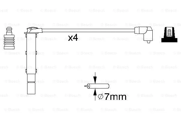 Ignition Cable Kit (0 986 356 787)