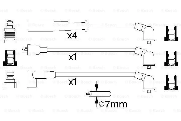 Ignition Cable Kit (0 986 356 735)