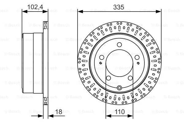 Brake Disc (0 986 479 A61)