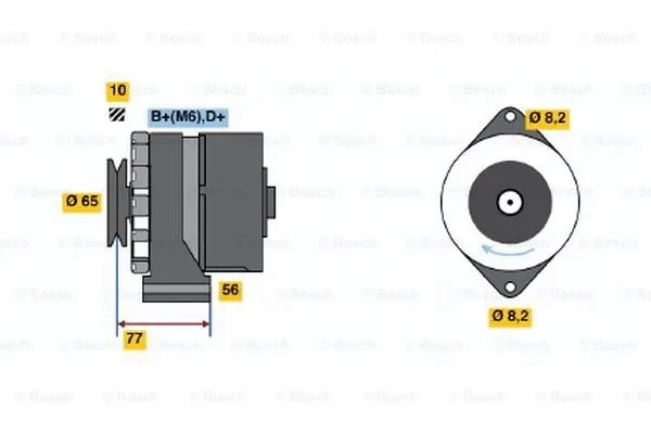 Alternator (0 986 030 870)