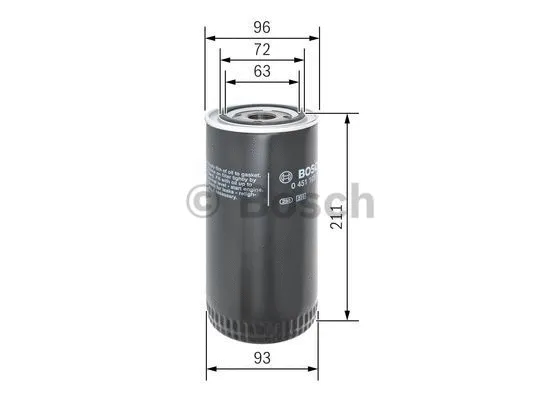 Oil Filter (0 451 105 067)