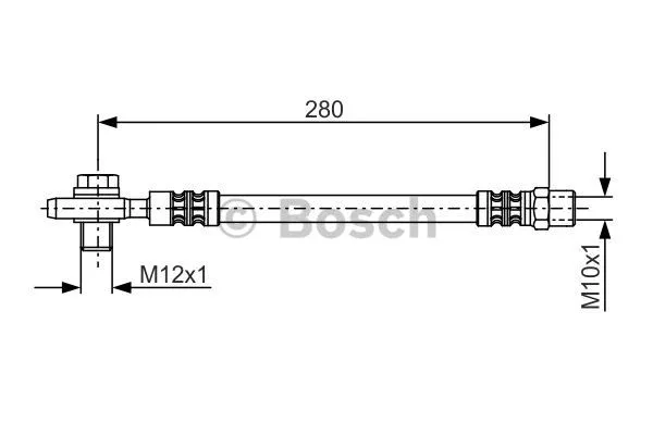 Brake Hose (1 987 481 082)