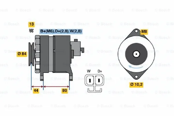 Alternator (9 120 334 638)