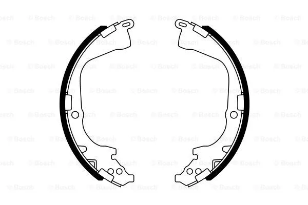 Brake Shoe Set (0 986 487 781)