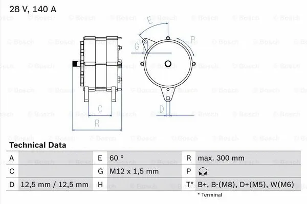 Alternator (0 986 045 990)