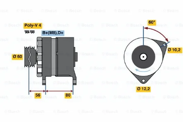 Alternator (0 120 469 029)