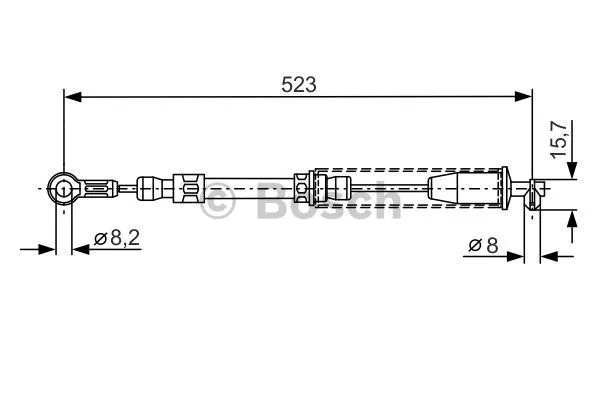 Cable Pull, parking brake (1 987 482 108)
