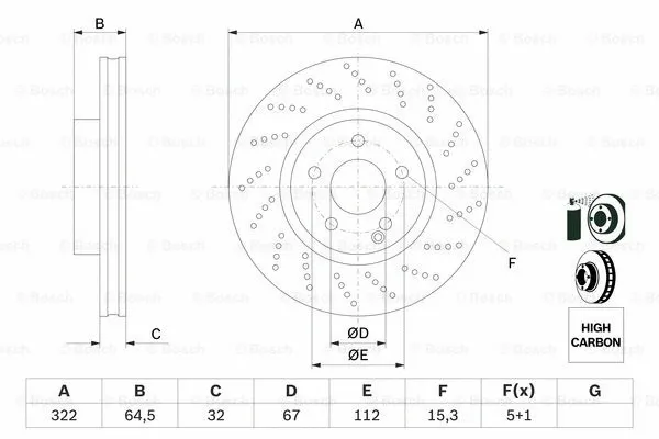 Brake Disc (0 986 479 408)