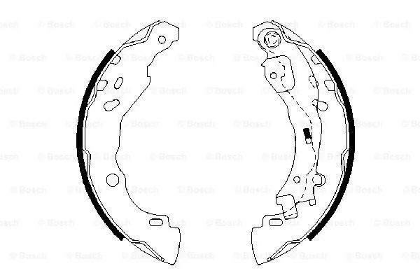 Brake Shoe Set (0 986 487 690)