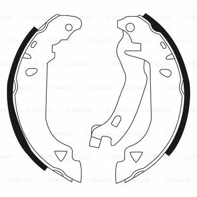 Brake Shoe Set (0 986 BB3 515)