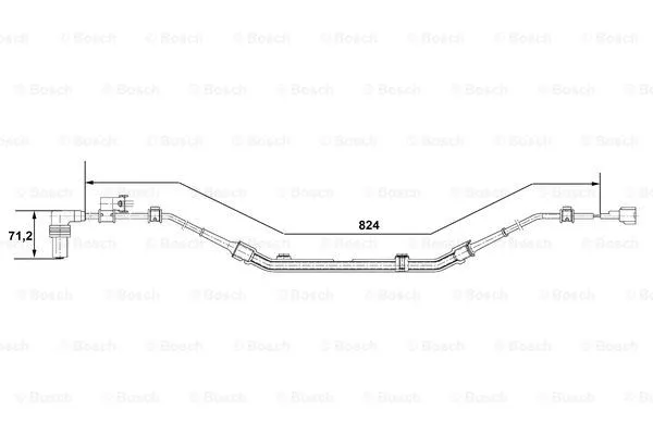Sensor, wheel speed (0 265 001 275)