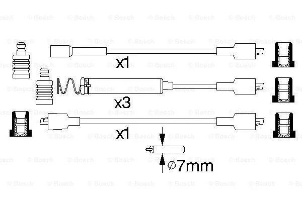 Ignition Cable Kit (0 986 356 826)