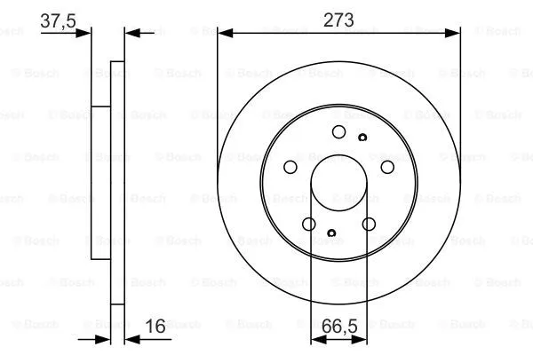 Brake Disc (0 986 479 R02)