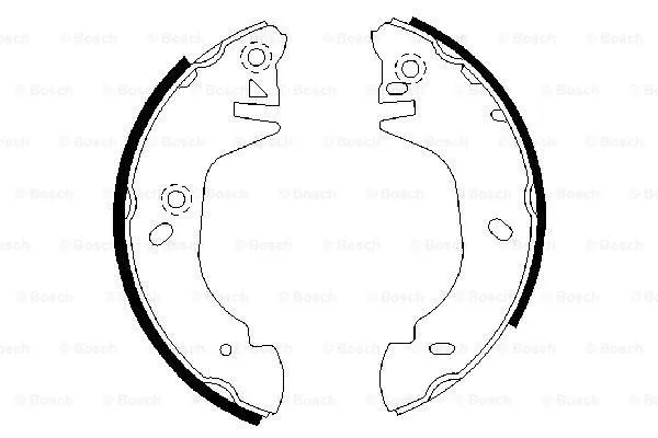 Brake Shoe Set (0 986 487 358)