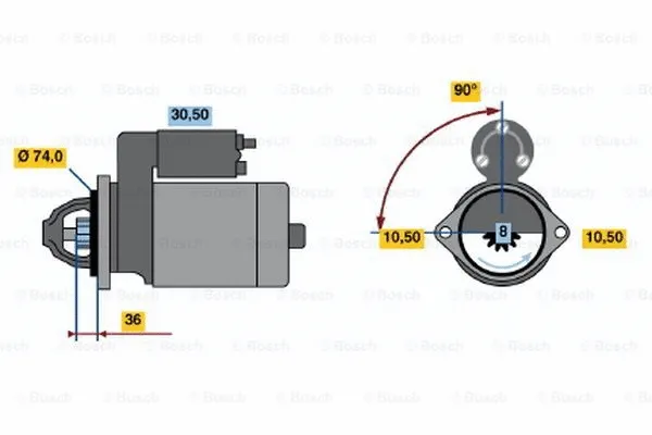 Starter (0 986 015 781)