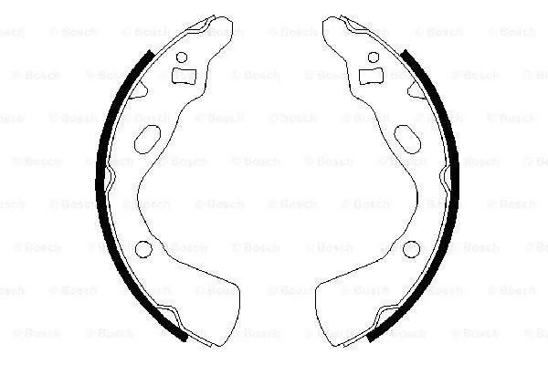 Brake Shoe Set (0 986 487 388)