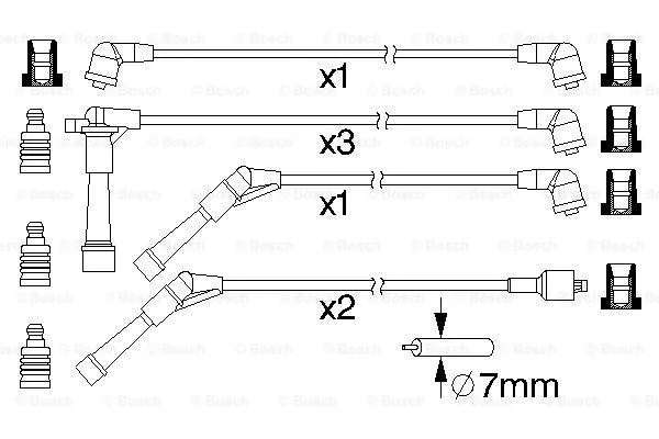 Ignition Cable Kit (0 986 357 177)