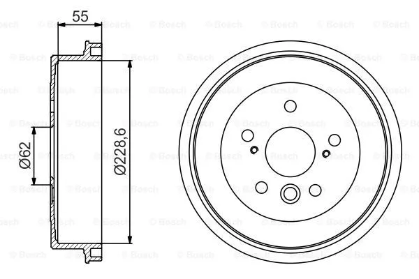 Brake Drum (0 986 477 168)