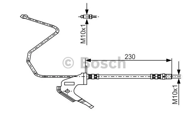 Brake Hose (1 987 481 161)