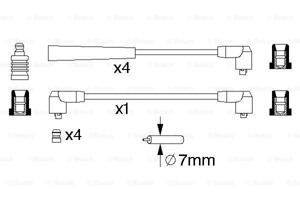 Ignition Cable Kit (0 986 356 719)
