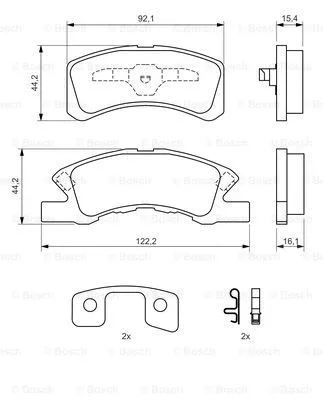 Brake Pad Set, disc brake