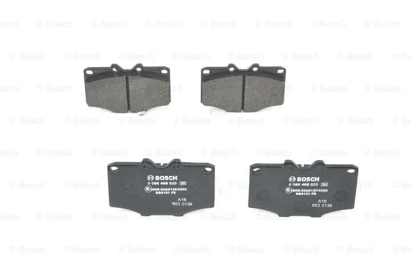 Brake Pad Set, disc brake (0 986 468 520)