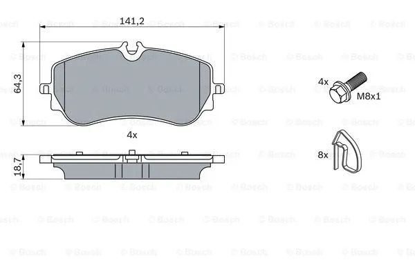 Brake Pad Set, disc brake