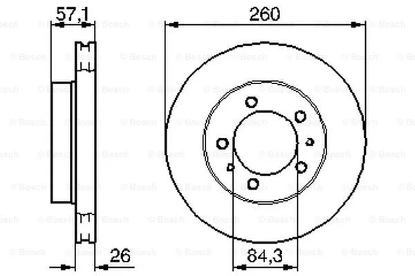 Brake Disc (0 986 478 484)